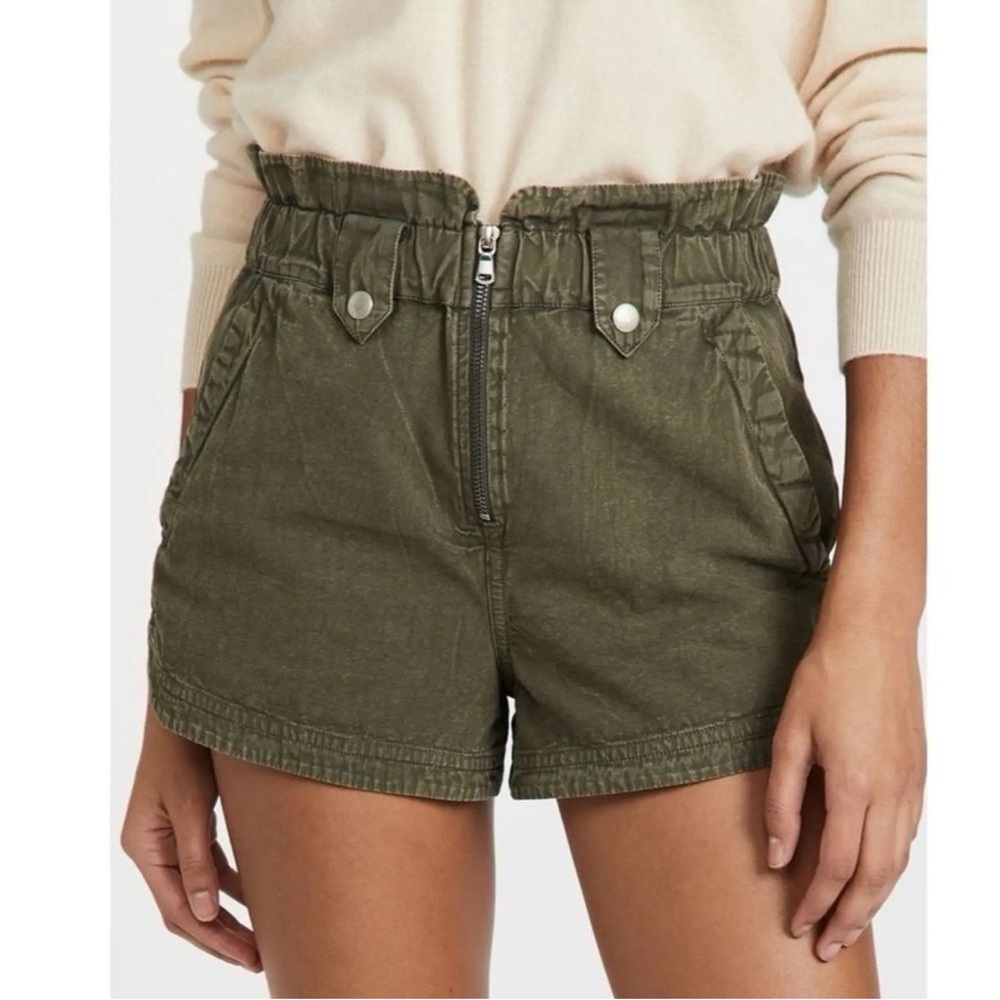 SEA New York Layla Canvas Paperbag Shorts Size XS